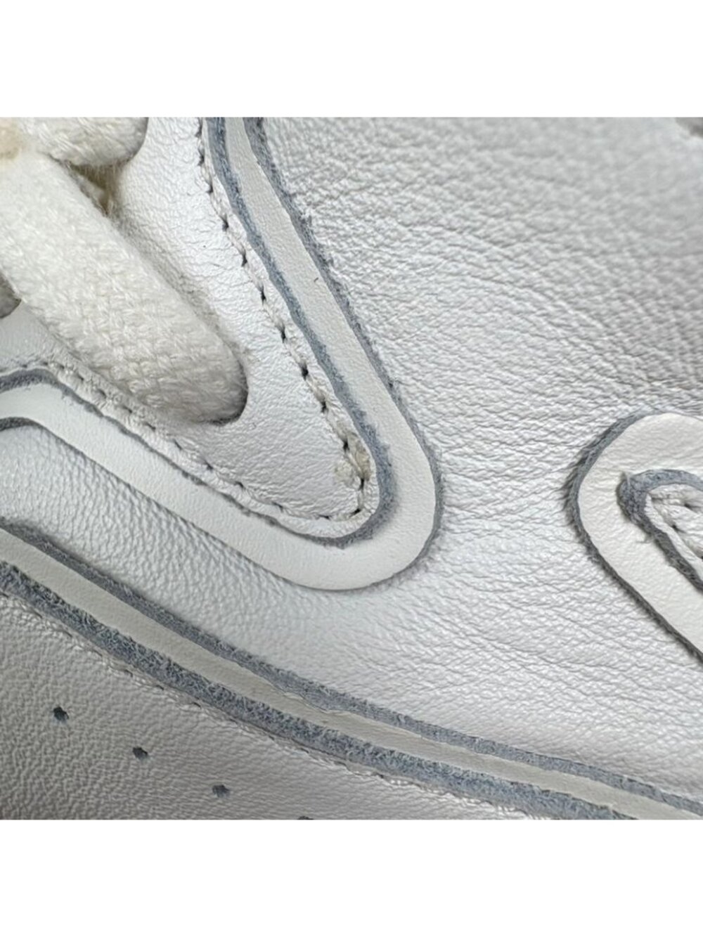 Celine CT 01 Lace Up High Cut Sneakers Logo Shoes Leather White - Picture 6 of 9